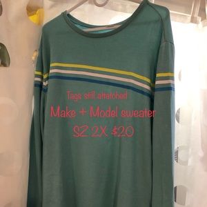 Make + Model striped sweater